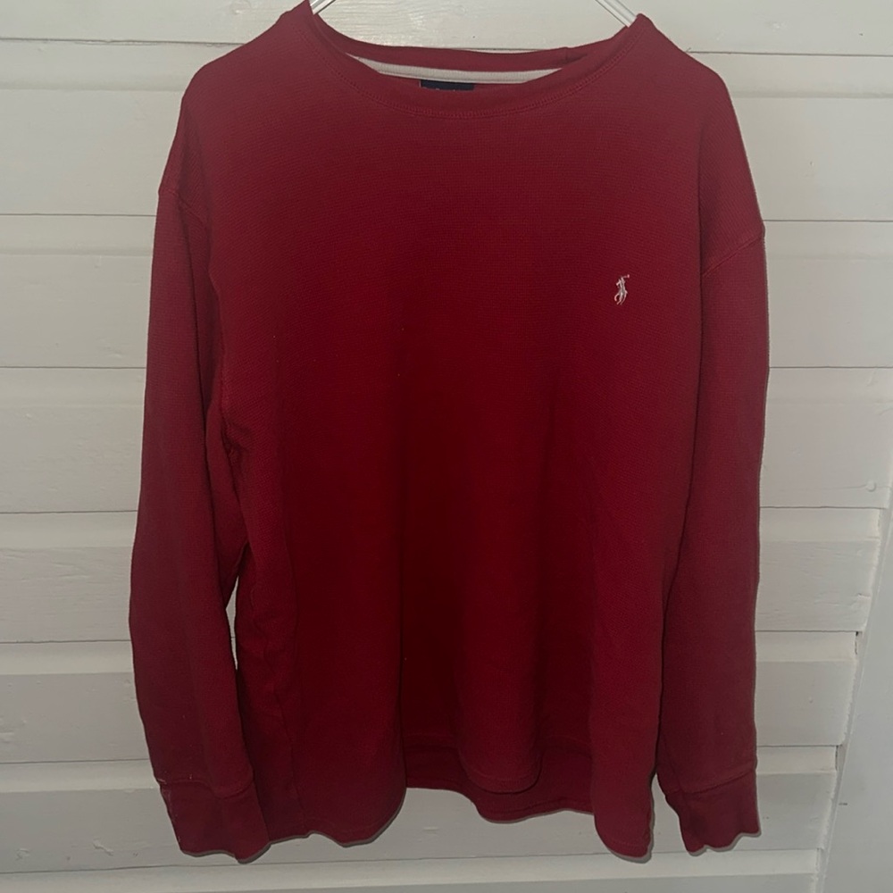 Ralph Lauren waffle knit long sleeve shirt